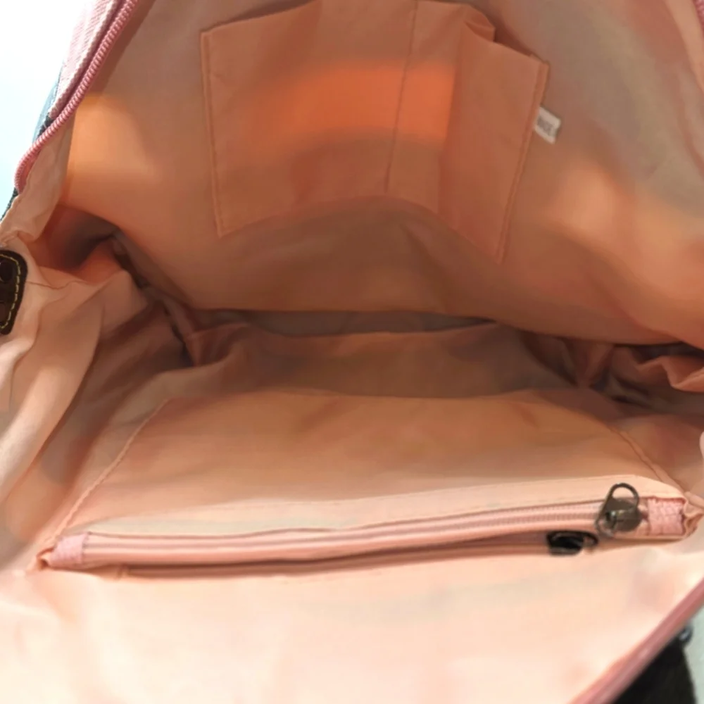 Canvas Multi Colored Stripe  Women's Bag With Crossbody Strap EUC - Picture 5 of 12